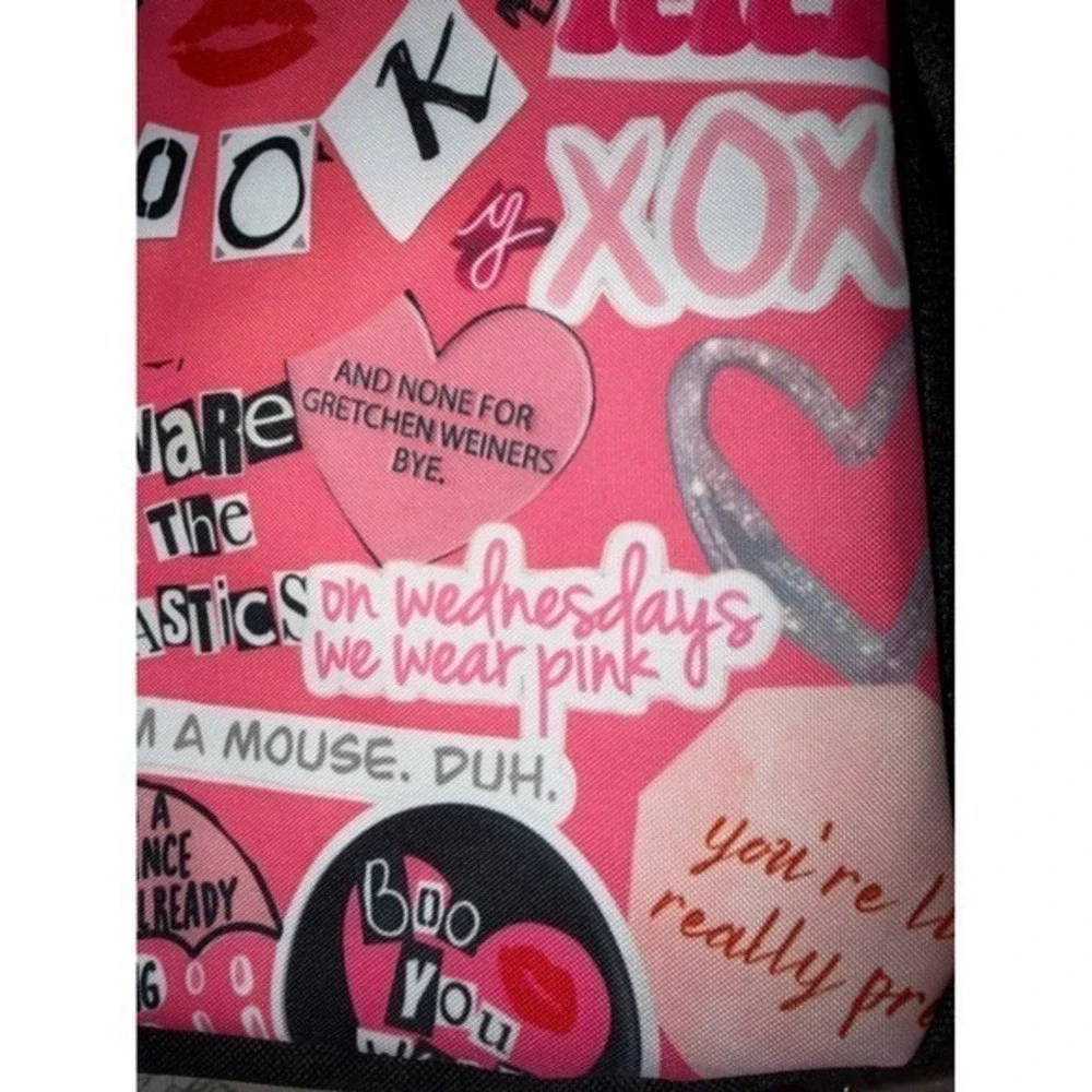 Mean Girls Burn‎ Book Backpack Pink Black 17